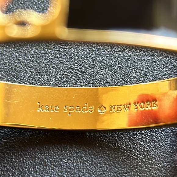 Kate Spade Bangle Bracelet - Black/Gold - NWOT - Picture 4 of 8